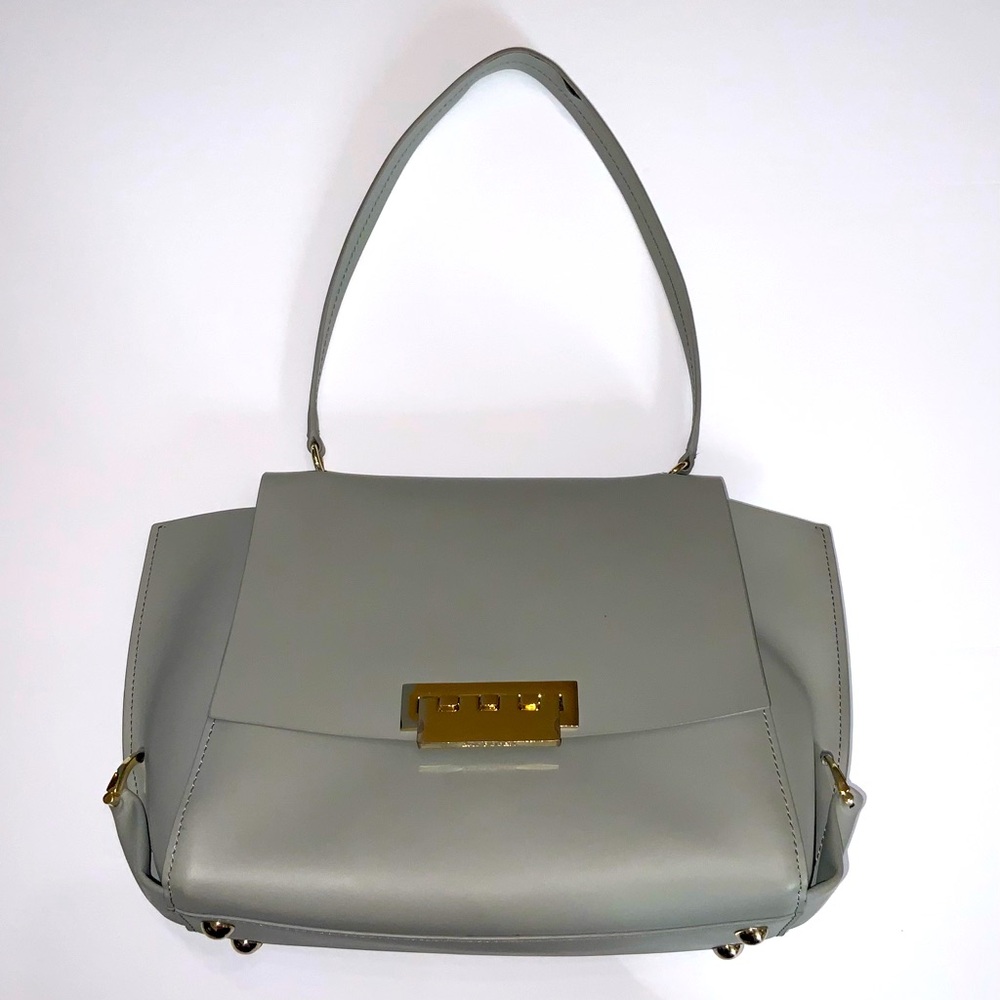 ZAC by Zac Posen Grey Satchel Bag - Picture 2 of 7
